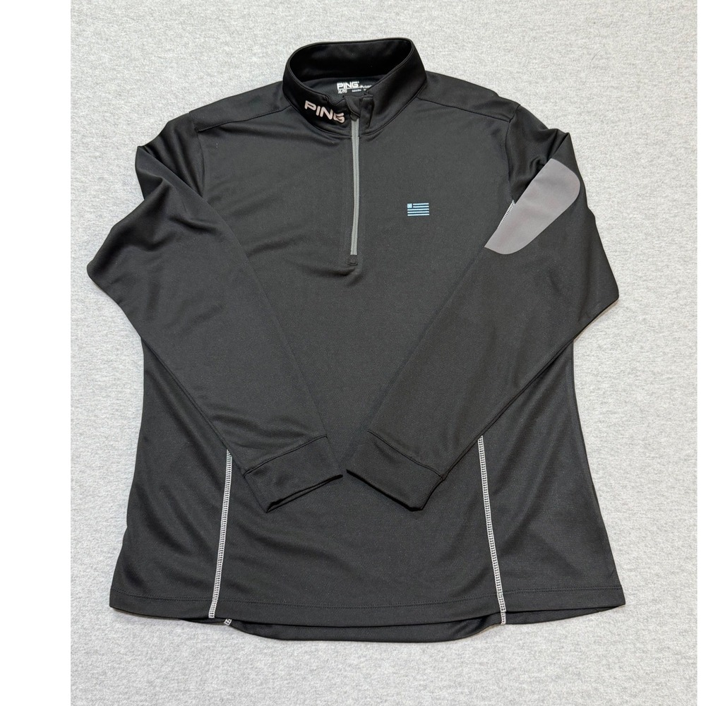 PING Womens XL Ladies Ranger 1/4 Zip Golf Pullover Black Performance 11S3749